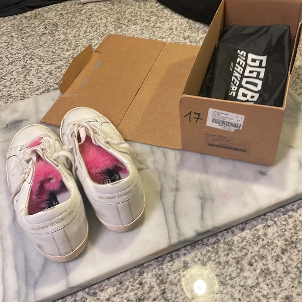 Golden Goose fur Superstar sneakers size 37 - Picture 5 of 7